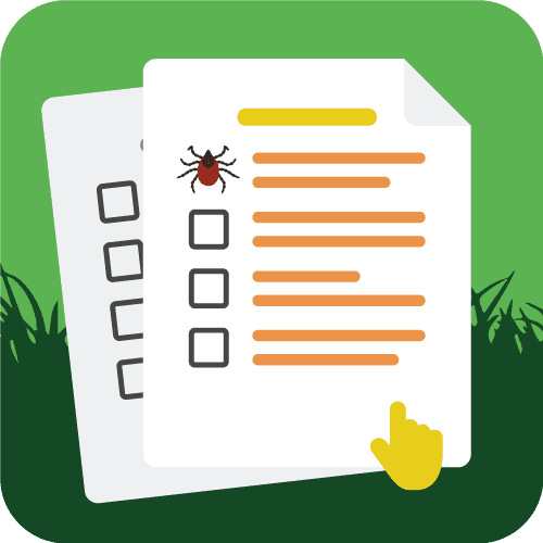 Tick bite prevention resources icon